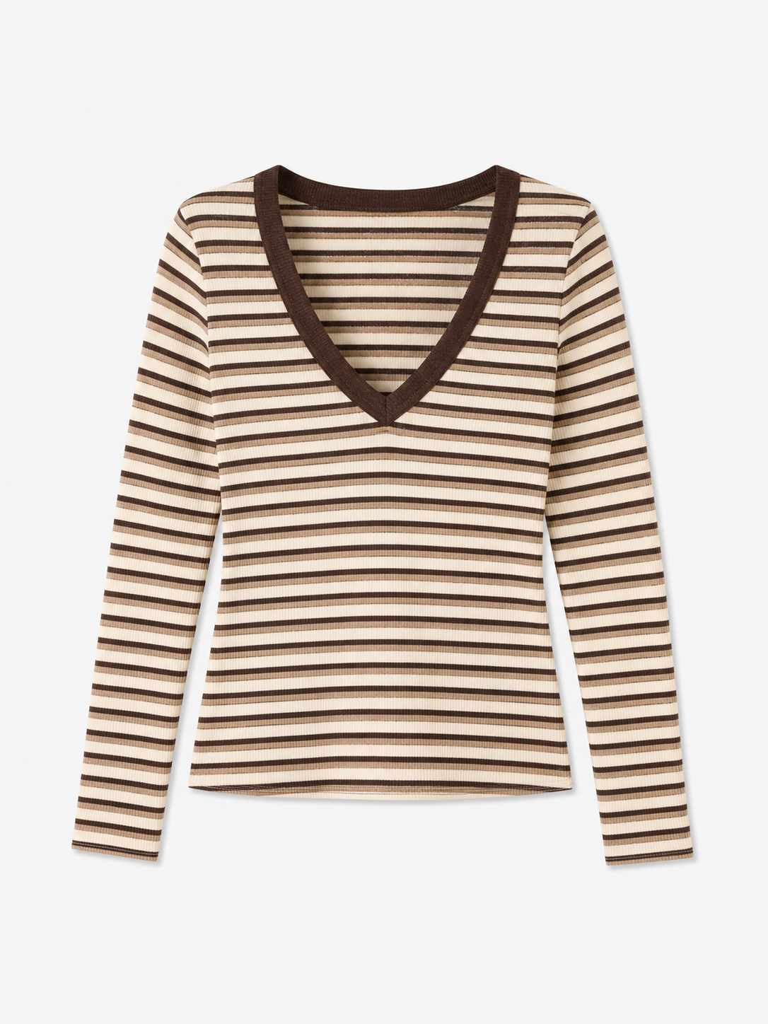 Dorien longsleeve gestreept
