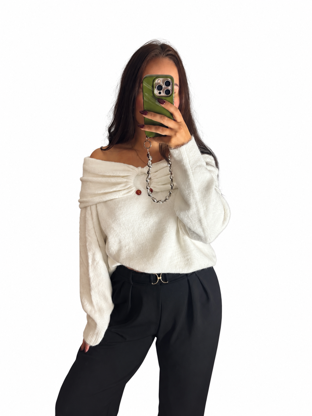 Tess Off shoulder trui
