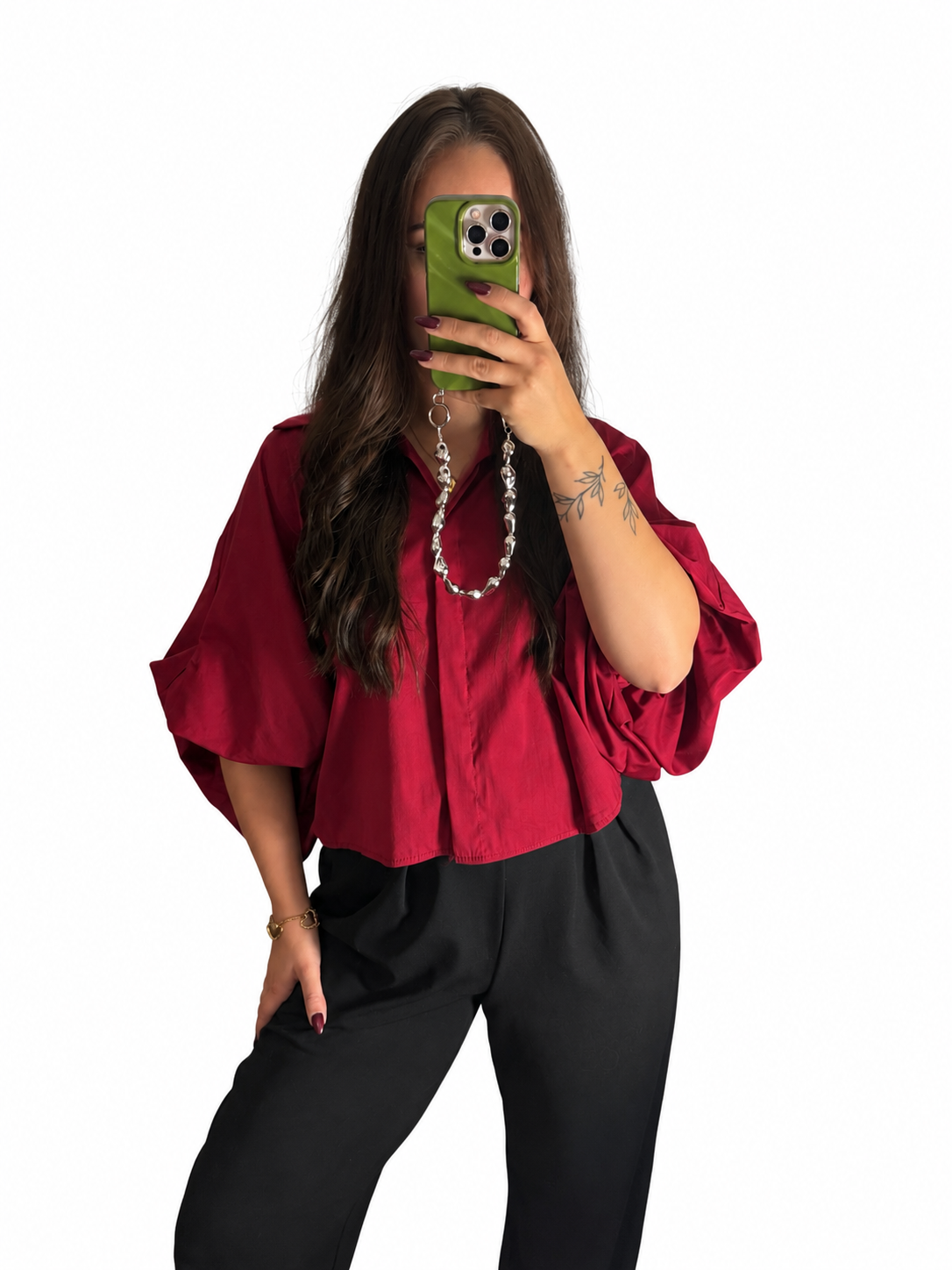 Hailey blouse rood
